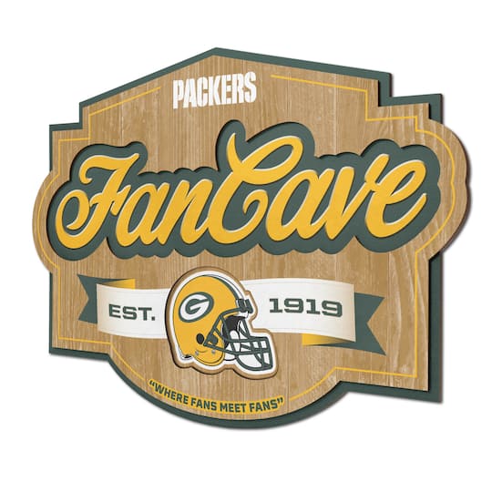NFL Fan Cave Sign By Youthefan in Green Bay Packers | 17" x 12.5" | Michaels®